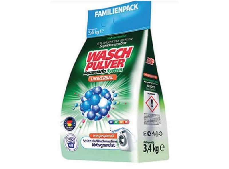 Стиральный порошок WASCH PULVER Universal 3,4 кг, п/е (97-054)